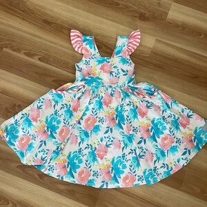 Eleanor Rose Floral Knit Dress